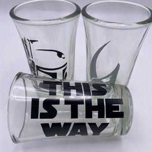This is the way Mandalorian shot glass set